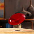 The Gravity Cut Crystal Paperweight - 8 Colors