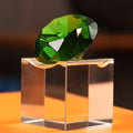 The Gravity Cut Crystal Paperweight - 8 Colors