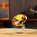 The Gravity Cut Crystal Paperweight - 8 Colors