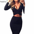 Bodycon Bandage Pencil Skirt Dress