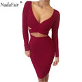 Bodycon Bandage Pencil Skirt Dress