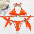 Glamour Girl Bejeweled Two Piece Swimwear.l