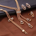 Serafina Crystal Set in Gold - 4 pieces Fashion Jewelry Set