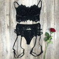 Revelation Lace Mini Bustier Lingerie Set