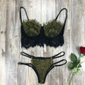 Revelation Lace Mini Bustier Lingerie Set