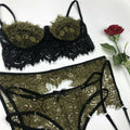 Revelation Lace Mini Bustier Lingerie Set