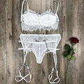 Revelation Lace Mini Bustier Lingerie Set