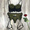 Revelation Lace Mini Bustier Lingerie Set