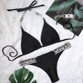 Glamour Girl Bejeweled Two Piece Swimwear.l