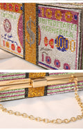 Crystal Cash Minaudière Clutch