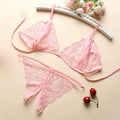 Lady Bloom Sheer Erotic Lingerie Set