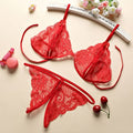 Lady Bloom Sheer Erotic Lingerie Set