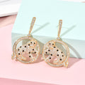 Leopard Zircon Earrings