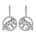 Leopard Zircon Earrings