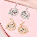 Leopard Zircon Earrings