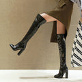 Scaled Over the Knee Boot