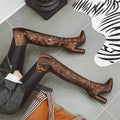 Scaled Over the Knee Boot