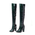 Scaled Over the Knee Boot