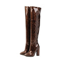 Scaled Over the Knee Boot