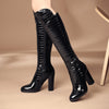 Round Toe Knee High Boots