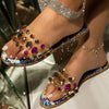 Gemima Crystal Studded Slippers