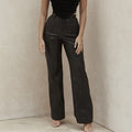 Vintage Look - Vegan Leather Trousers