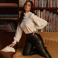 Vintage Look - Vegan Leather Trousers