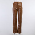 Vintage Look - Vegan Leather Trousers